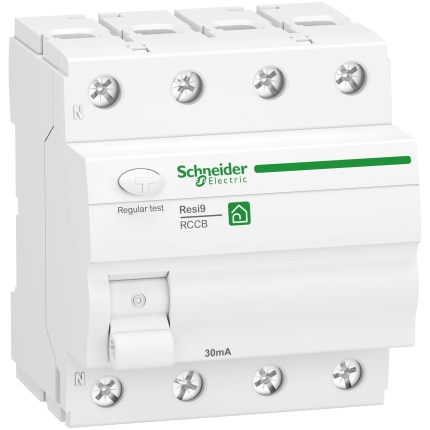 Schneider Electric R9R22440 Resi9 R9R22440 RCD Circuit Breaker 4-Pin 40A 30mA Type A