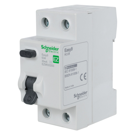 Schneider Easy9 DP RCCB 63A 30mA Type AC